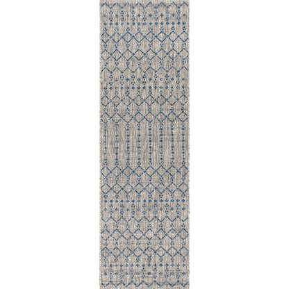 JONATHAN Y Trebol Moroccan Geometric Textured Weave Indoor/Outdoor Area Rug
