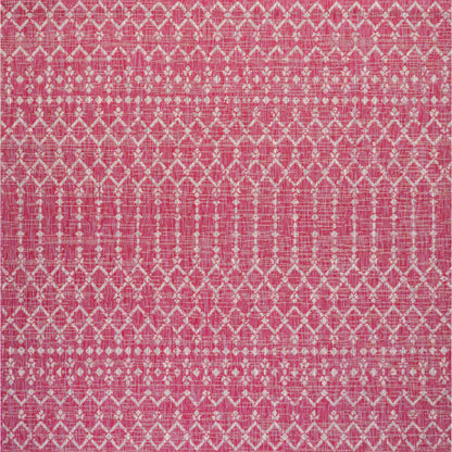 JONATHAN Y Trebol Moroccan Geometric Textured Weave Indoor/Outdoor Area Rug