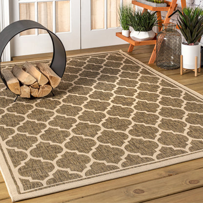 JONATHAN Y Zinnia Textured Weave Indoor/Outdoor Area Rug