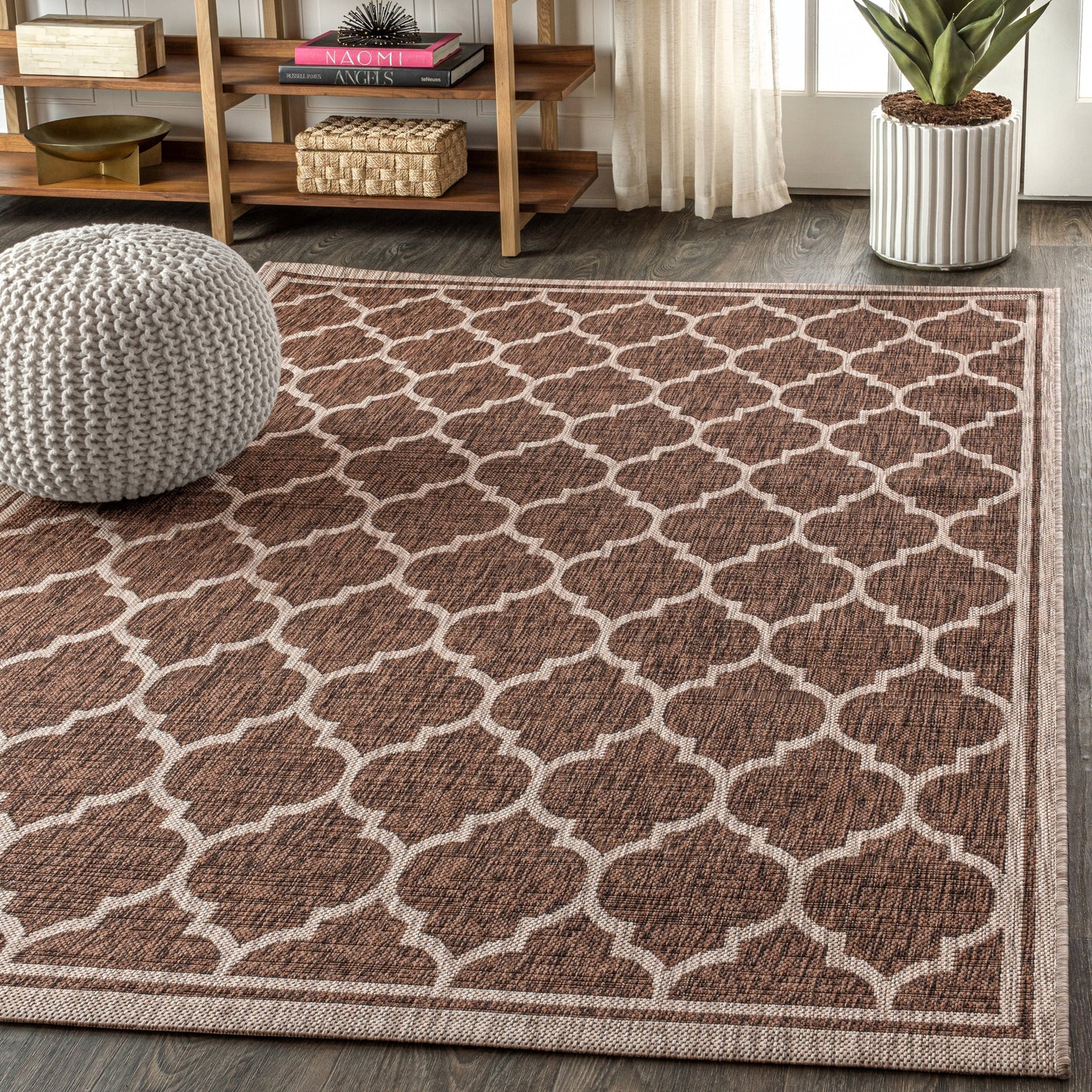 JONATHAN Y Zinnia Textured Weave Indoor/Outdoor Area Rug