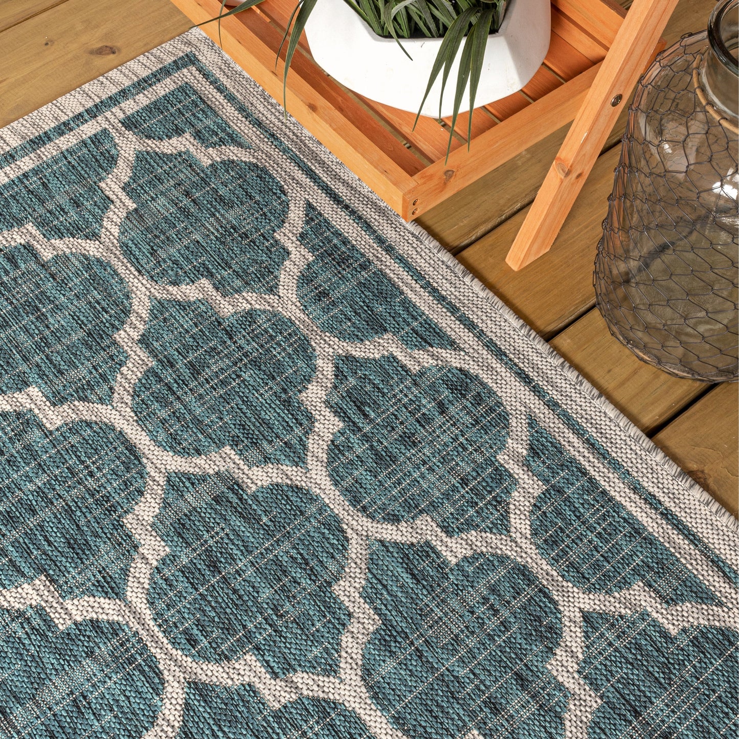 JONATHAN Y Zinnia Textured Weave Indoor/Outdoor Area Rug