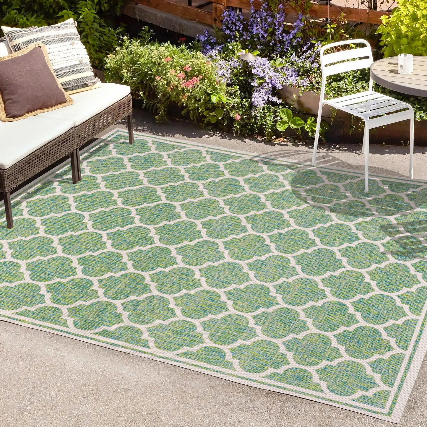 JONATHAN Y Zinnia Textured Weave Indoor/Outdoor Area Rug