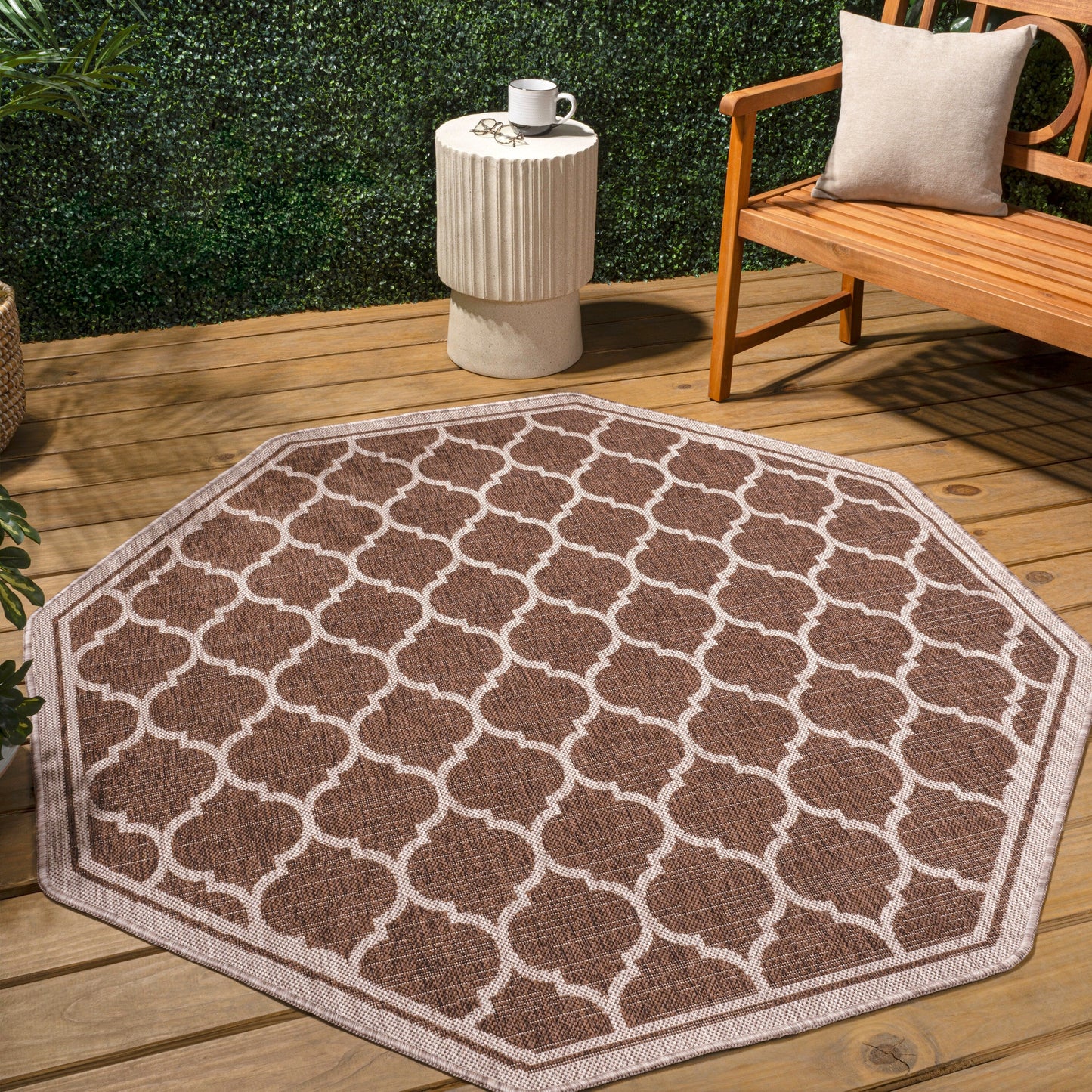 JONATHAN Y Zinnia Textured Weave Indoor/Outdoor Area Rug