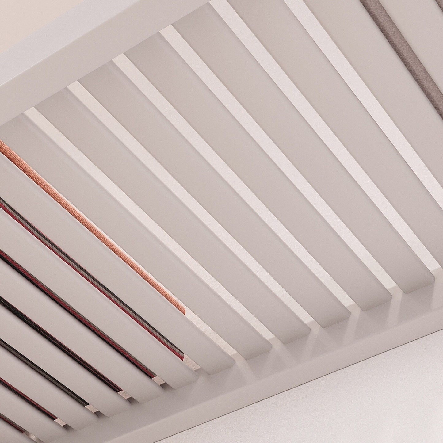 Système de placard en bois massif John Louis Home avec 3 tiroirs blanc