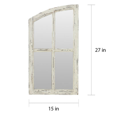 Jolene Arched Window Pane Mirrors (Set of 2)