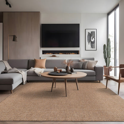 Beverly Rug Easy Clean Non Shedding Jute Rug