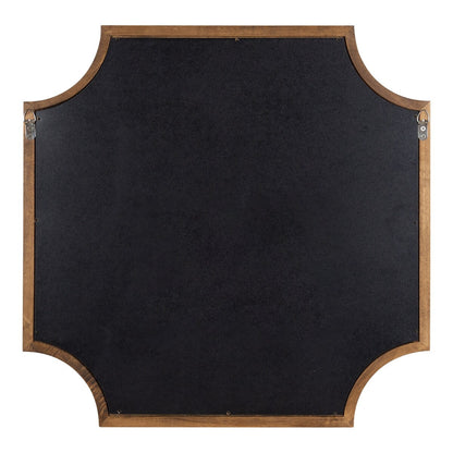 Kate and Laurel Hogan Scalloped Wood Framed Mirror