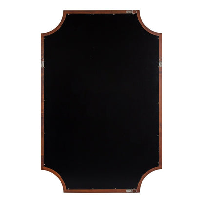 Kate and Laurel Hogan Scalloped Wood Framed Mirror