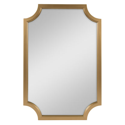 Kate and Laurel Hogan Scalloped Wood Framed Mirror