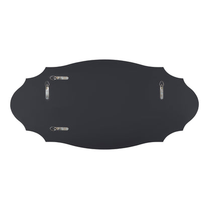 Miroir mural ovale festonné Kate et Laurel Leanna