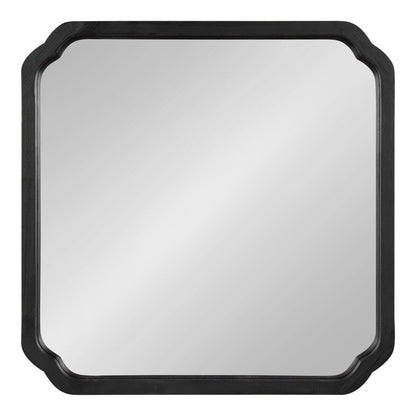 Miroir mural carré en bois Kate et Laurel Marston