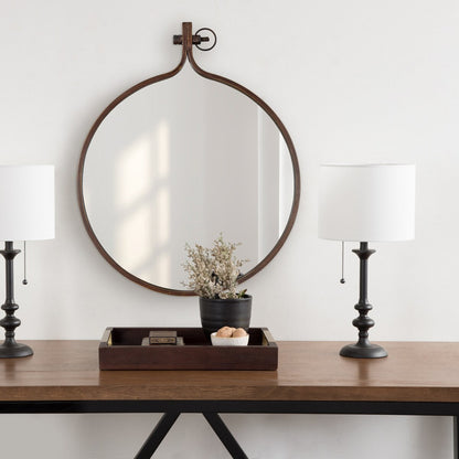 Kate and Laurel Yitro Round Wall Mirror