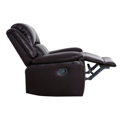 Collection de canapés inclinables manuels en cuir pour salon Meubles inclinables en cuir pour la maison, le bureau et le salon