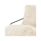Chaise en peau de mouton Fable