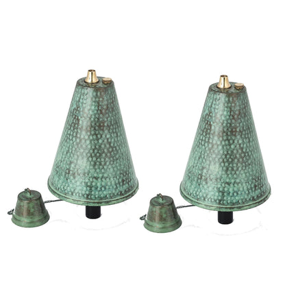 Large Hawaiian Cone Tiki Torch