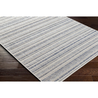 Livabliss Eagean Bohemian Stripe Outdoor Area Rug
