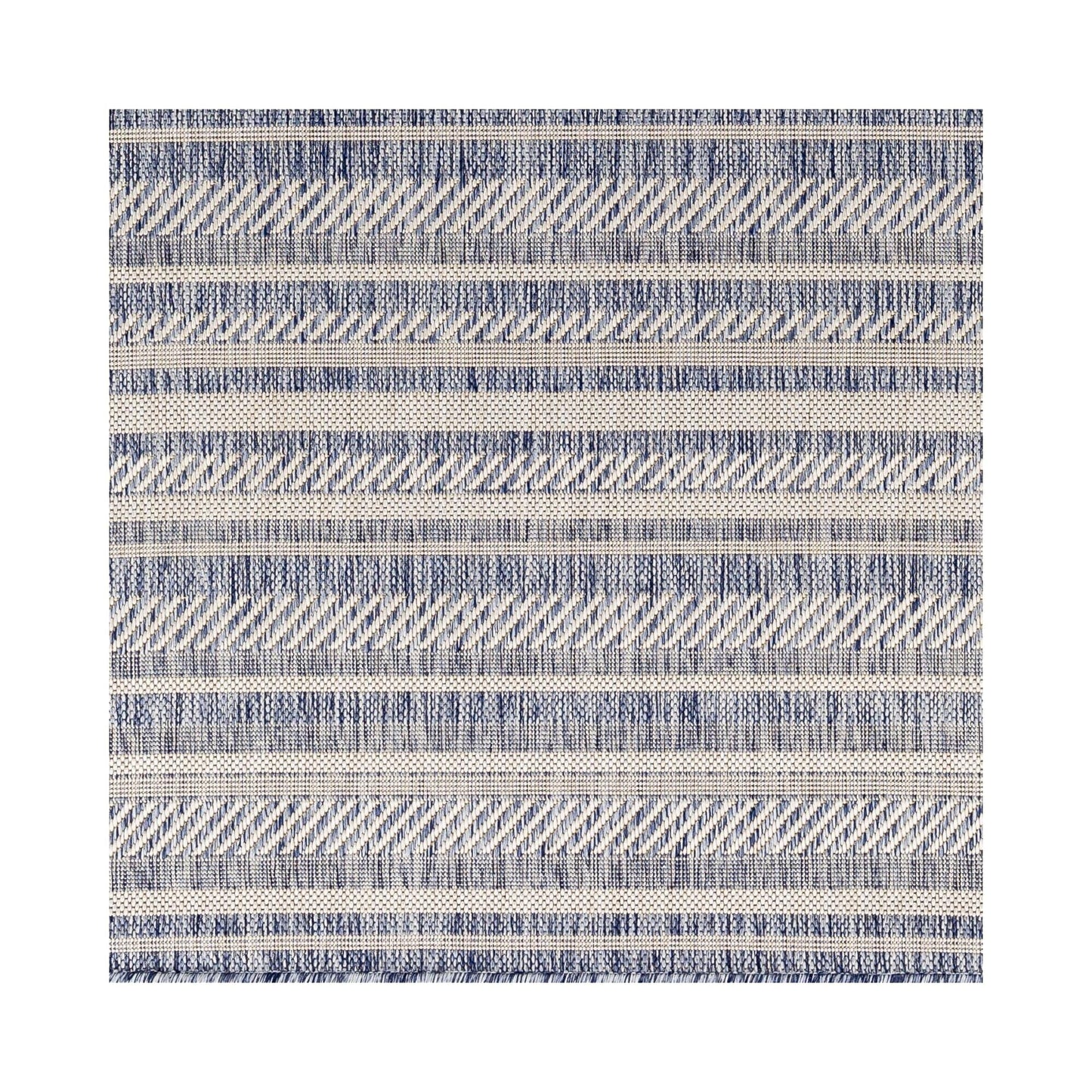 Livabliss Eagean Bohemian Stripe Outdoor Area Rug