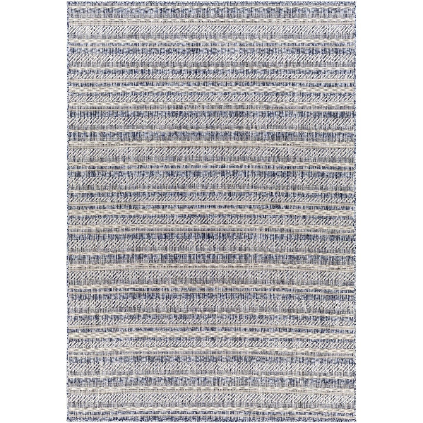 Livabliss Eagean Bohemian Stripe Outdoor Area Rug