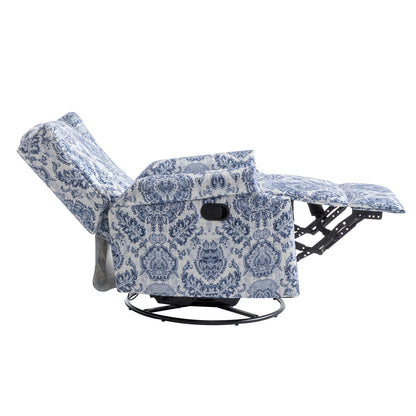 Ensemble de 2 fauteuils inclinables pivotants et coulissants de 29 po de largeur avec dossier à poussée manuelle