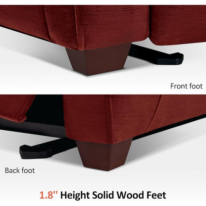 Fauteuil inclinable électrique MCombo Zero Wall-Hugger avec appui-tête réglable, idéal pour les petits espaces et les camping-cars, tissu ST257