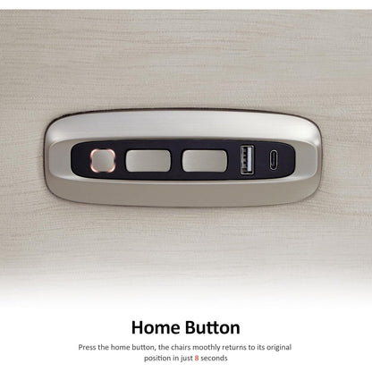 Fauteuil inclinable électrique MCombo Zero Wall-Hugger avec appui-tête réglable, idéal pour les petits espaces et les camping-cars, tissu ST257