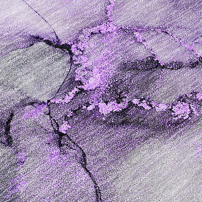 Machine Washable Indoor/ Outdoor Abstract Chantille Rug