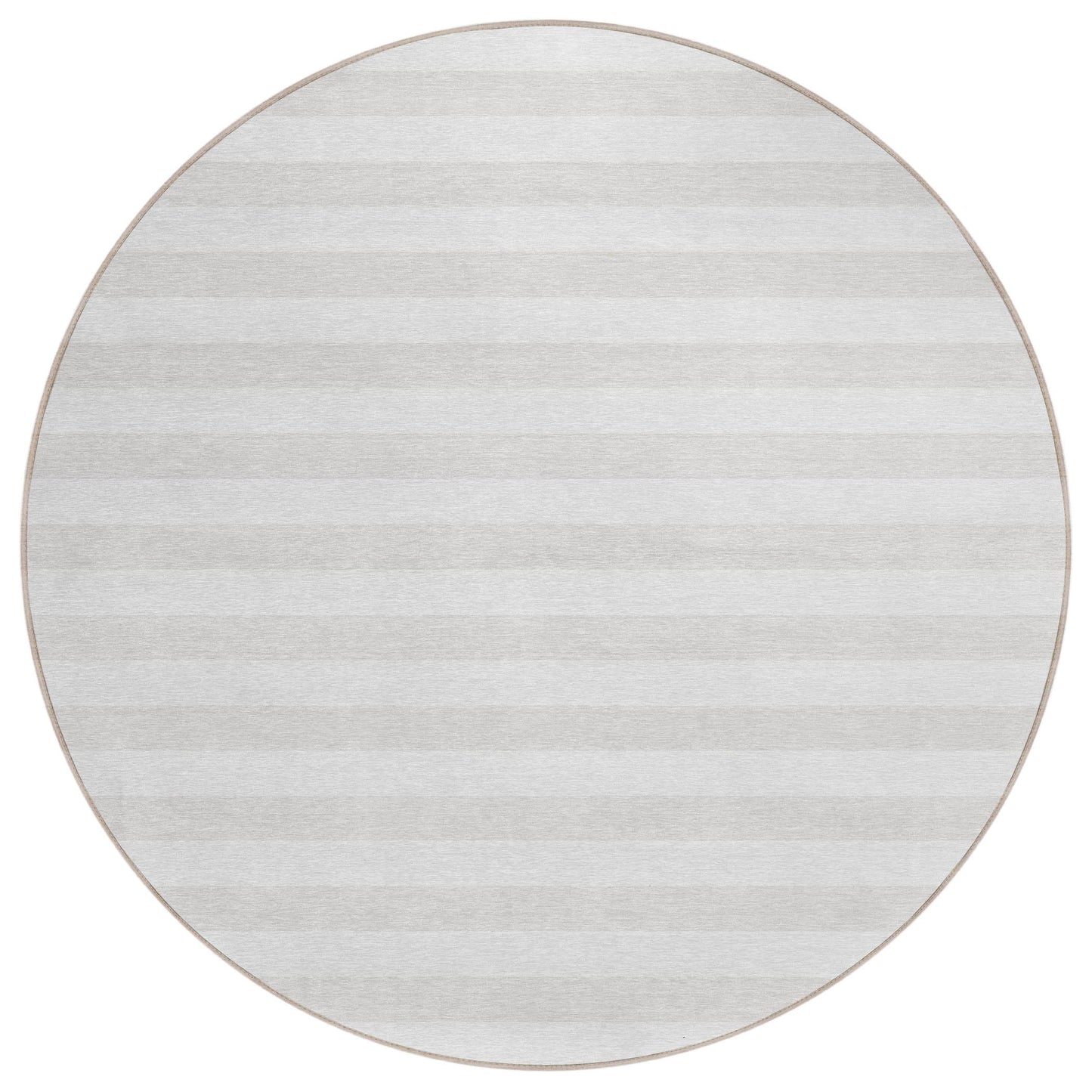 Machine Washable Indoor/ Outdoor Cabana Stripe Chantille Rug