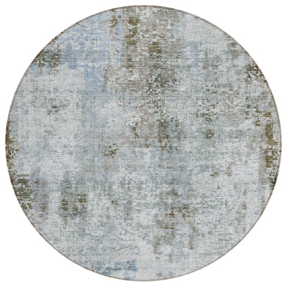 Machine Washable Indoor/ Outdoor Chantille Abstract Modern Rug