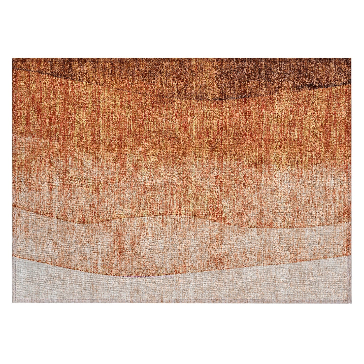 Machine Washable Indoor/ Outdoor Chantille Contemporary Ombre Rug