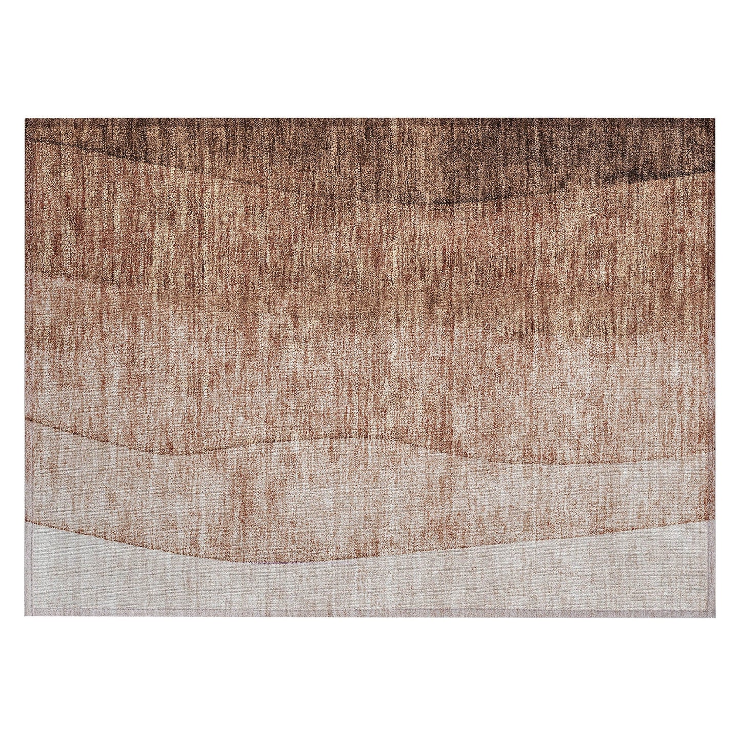 Machine Washable Indoor/ Outdoor Chantille Contemporary Ombre Rug