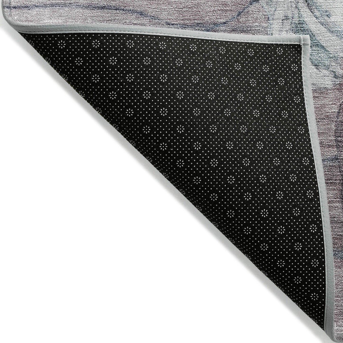 Machine Washable Indoor/ Outdoor Chantille Modern Floral Rug