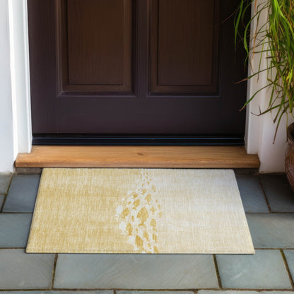 Machine Washable Indoor/ Outdoor Chantille Modern Sea Life Rug