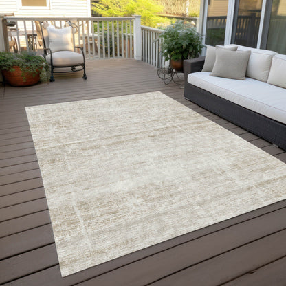 Machine Washable Indoor/ Outdoor Chantille Ombre Solid Rug