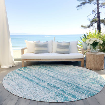 Machine Washable Indoor/ Outdoor Chantille Ombre Solid Rug
