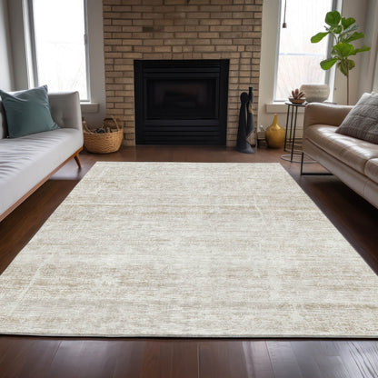 Machine Washable Indoor/ Outdoor Chantille Ombre Solid Rug