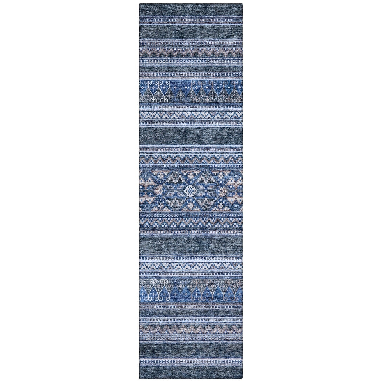 Machine Washable Indoor/ Outdoor Chantille Tribal Boho Rug