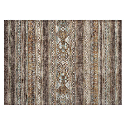Machine Washable Indoor/ Outdoor Chantille Tribal Boho Rug