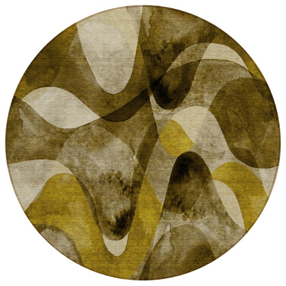 Machine Washable Indoor/ Outdoor Modern Chantille Rug