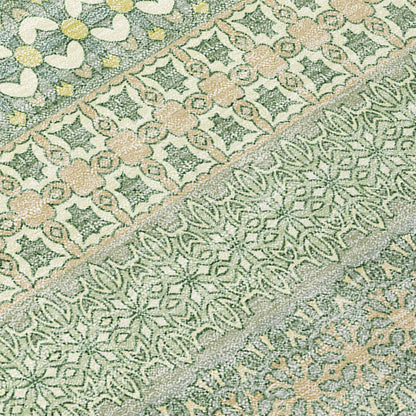 Machine Washable Indoor/ Outdoor Moroccan Stripes Chantille Rug