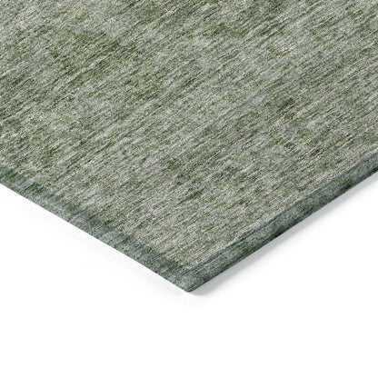 Machine Washable Indoor/ Outdoor Ombre Damask Chantille Rug