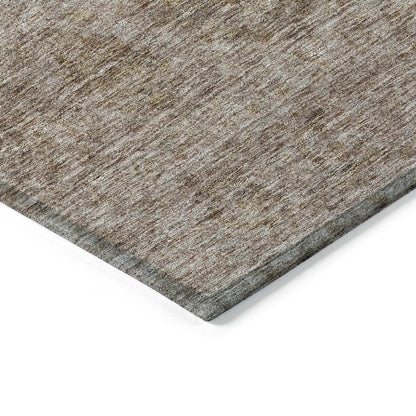 Machine Washable Indoor/ Outdoor Ombre Damask Chantille Rug