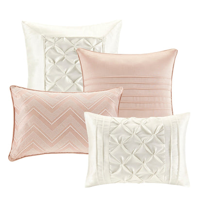 Madison Park Essentials Loretta Ensemble de 24 pièces avec rideaux et draps