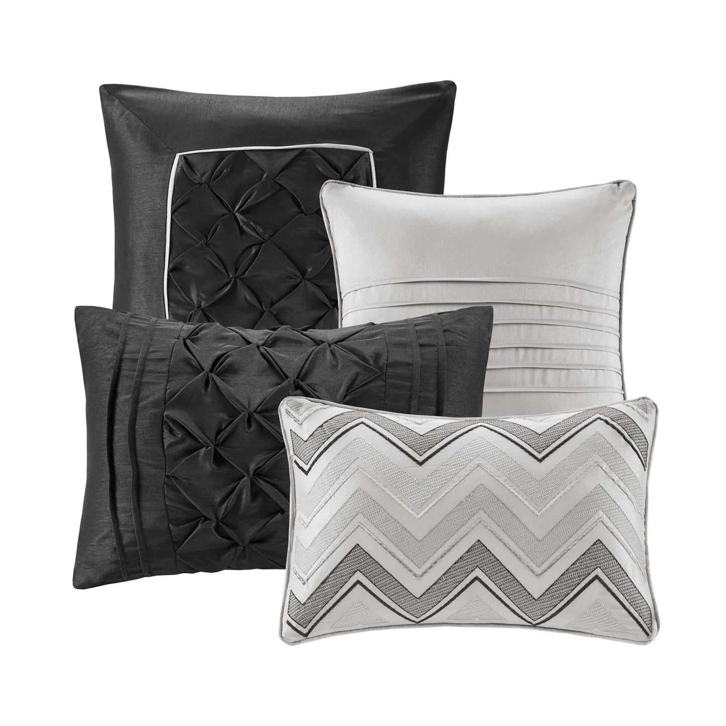 Madison Park Essentials Loretta Ensemble de 24 pièces avec rideaux et draps