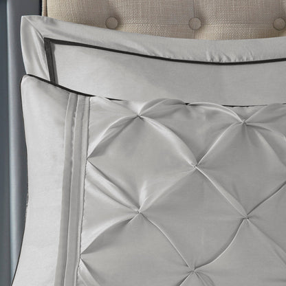 Madison Park Essentials Loretta Ensemble de 24 pièces avec rideaux et draps