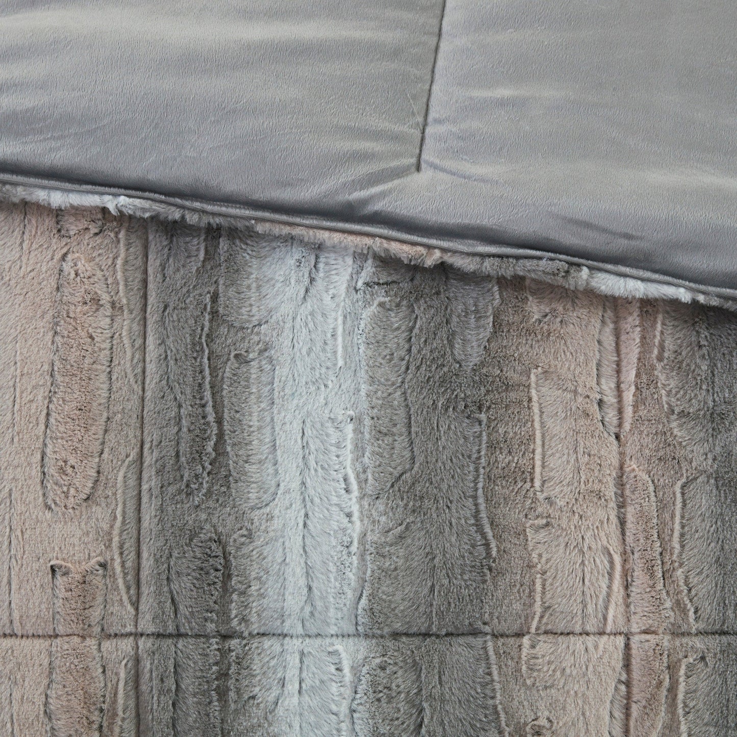 Madison Park Marselle Faux Fur Comforter Set