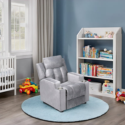 Sièges magiques pour princesses super-héros, fauteuil inclinable super luxueux pour enfants avec repose-pieds, appui-tête et 2 porte-gobelets