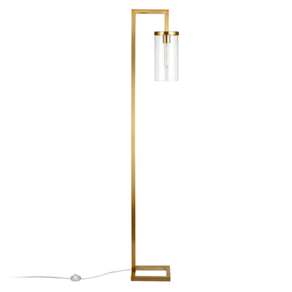 Malva 67.75 Tall Floor Lamp with Glass Shade - 11 Wide