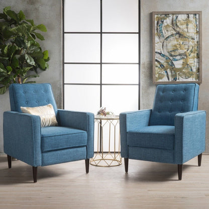 Fauteuil inclinable capitonné Mervynn (lot de 2) par Christopher Knight Home