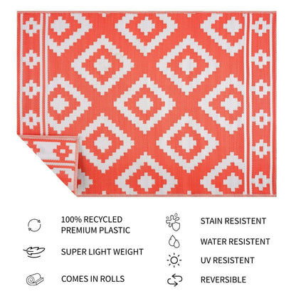 Milan Design 100% Eco-friendly Lightweight Plastic Outdoor Mat/Rug