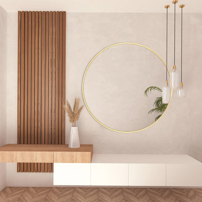 Modern Bathroom Wall Mounted Round Vanity Mirror